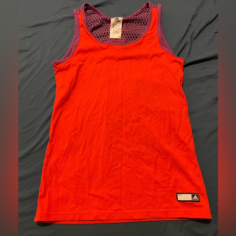 Womens tank with mesh detail